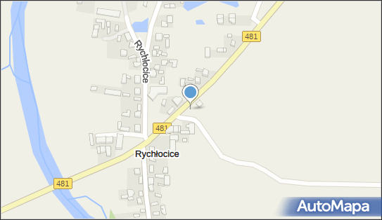 Paczkomat InPost RHE01M, Rychłocice 73, Rychłocice 98-313