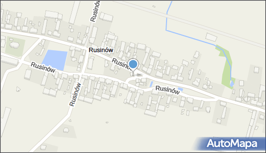 Paczkomat InPost RIV01BAPP, Rusinów 43, Rusinów 66-200