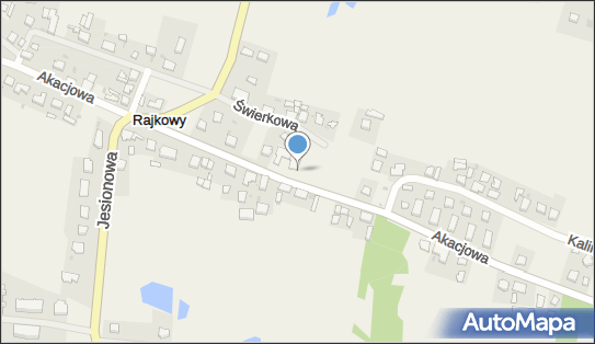 Paczkomat InPost RJK01N, Akacjowa 38A, Rajkowy 83-130