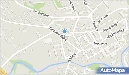 Paczkomat InPost ROP01BAPP, Kazimierza Wielkiego 23, Ropczyce 39-100