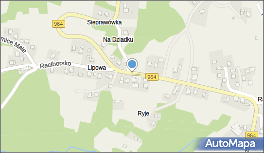 Paczkomat InPost ROR01M, Raciborsko 225A, Raciborsko 32-020