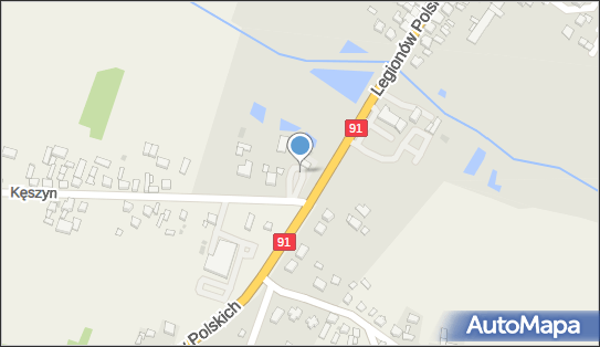 Paczkomat InPost RPR01N, Legionów Polskich 40A, Rozprza 97-340