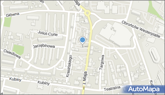 Paczkomat InPost RSL02B, 1 Maja 303, Ruda Śląska 41-710