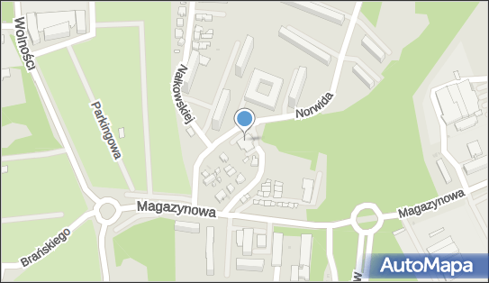 Paczkomat InPost RSL05N, Norwida 25B, Ruda Śląska 41-700