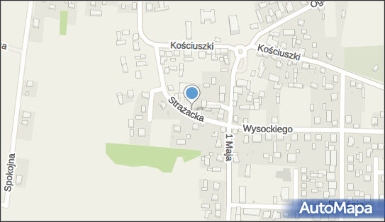 Paczkomat InPost RSN01G, Strażacka 2, Rząśnia 98-332