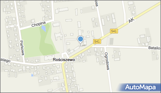 Paczkomat InPost RWO01C, Armii Krajowej 1, Rościszewo 09-204