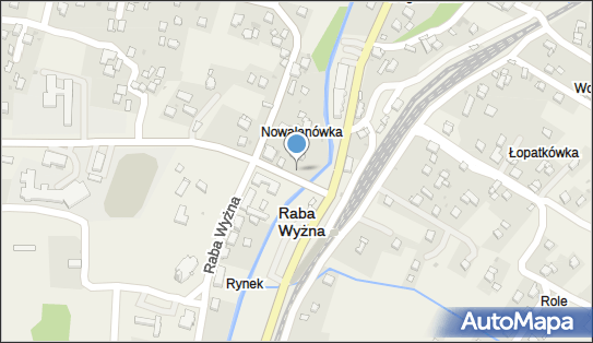 Paczkomat InPost RWZ01A, Raba Wyżna 43, Raba Wyżna 34-721