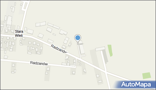 Paczkomat InPost RXV01BAPP, Radzanów 50B, Radzanów 26-807