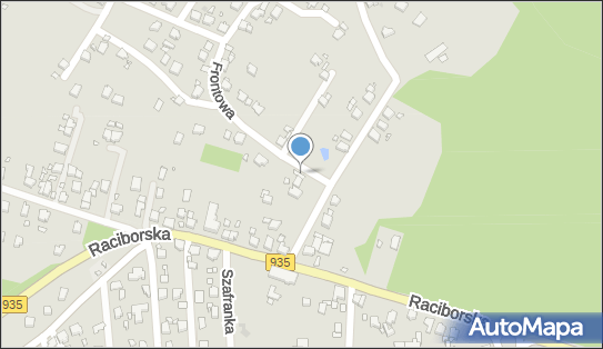Paczkomat InPost RYB05BAPP, Frontowa 5, Rybnik 44-273