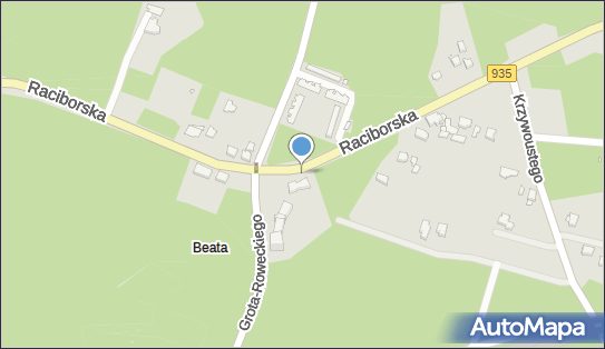 Paczkomat InPost RYB06BAPP, Raciborska 227, Rybnik 44-273