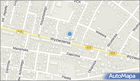 Paczkomat InPost RYB11A, Wyzwolenia 35, Rybnik 44-200