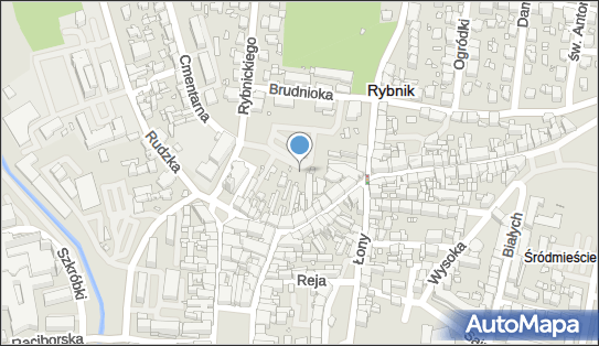 Paczkomat InPost RYB16M, Jana III Sobieskiego 11, Rybnik 44-200