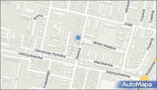 Paczkomat InPost RYB17M, Zielona 9, Rybnik 44-217