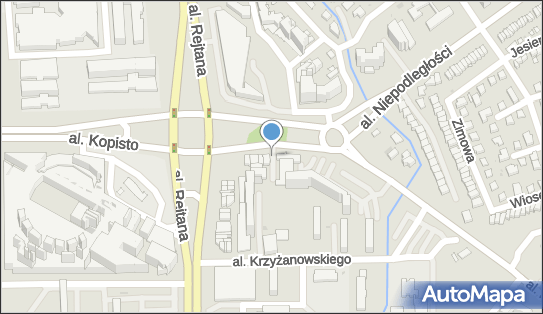 Paczkomat InPost RZE01G, Krzyżanowskiego 4B, Rzeszów 35-329