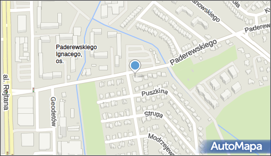 Paczkomat InPost RZE05M, Paderewskiego 20A, Rzeszów 35-328