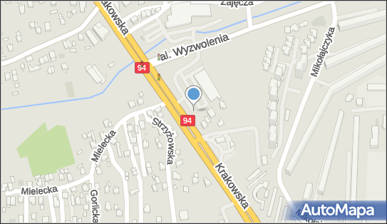 Paczkomat InPost RZE07M, Krakowska 30B, Rzeszów 35-111