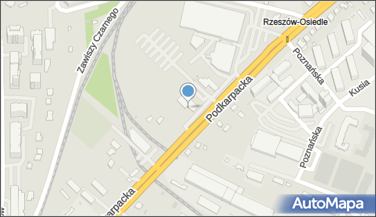 Paczkomat InPost RZE09A, Podkarpacka 6, Rzeszów 35-001