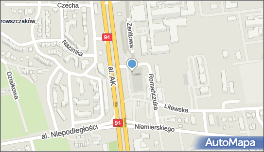 Paczkomat InPost RZE14BAPP, Armii Krajowej 98, Rzeszów 35-307