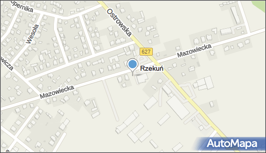 Paczkomat InPost RZK01M, Mazowiecka 43A, Rzekuń 07-411