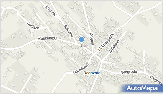 Paczkomat InPost RZN01M, Kościuszki 157, Rogoźnik 42-582