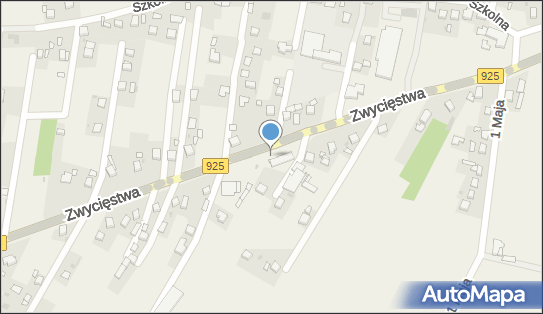 Paczkomat InPost SAE01M, Zwycięstwa 57, Stanowice 44-237