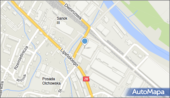 Paczkomat InPost SAN01A, Beksińskiego 4, Sanok 38-500