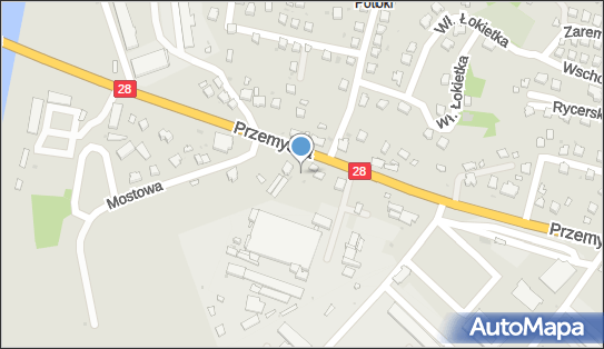 Paczkomat InPost SAN10M, Przemyska 20, Sanok 38-500