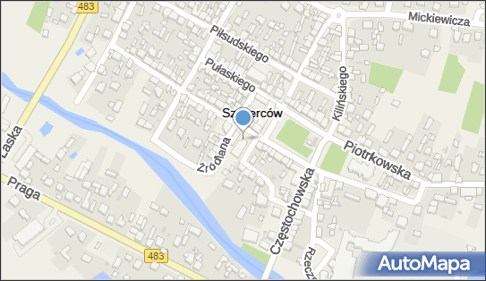 Paczkomat InPost SCW01M, Żeromskiego 1, Szczerców 97-420
