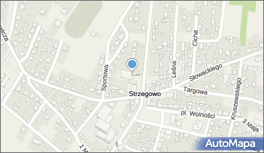 Paczkomat InPost SGW01M, Wyzwolenia 25a, Strzegowo 06-445