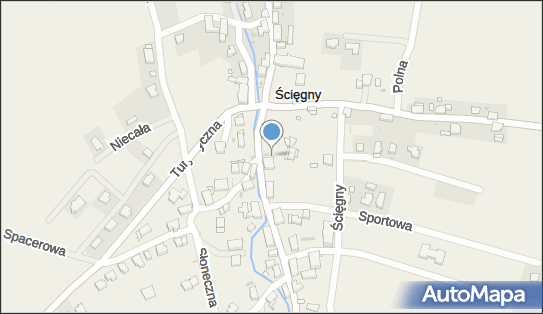Paczkomat InPost SGY01M, Ścięgny 100, Ściegny 58-534