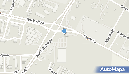 Paczkomat InPost SID01A, Krępiecka 3, Świdnik 21-040