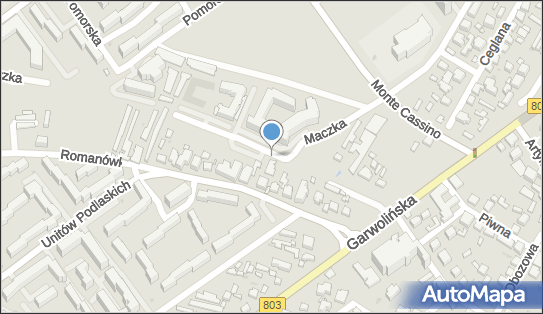 Paczkomat InPost SIE06M, Gen. Maczka 10, Siedlce 08-101