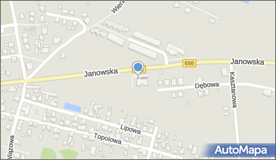 Paczkomat InPost SIE11A, Janowska 93, Siedlce 08-110