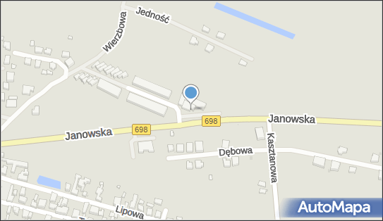 Paczkomat InPost SIE11A, Janowska 93, Siedlce 08-110