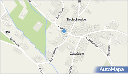 Paczkomat InPost SIH01M, Rynek 3, Sieciechowice 32-095