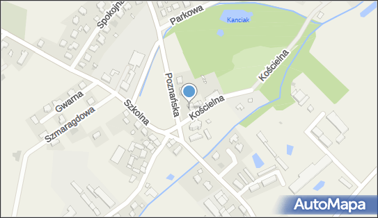 Paczkomat InPost SII01M, Kościelna 1, Siekierki Wielkie 62-025