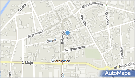 Paczkomat InPost SKI04M, Mireckiego 13, Skierniewice 96-100
