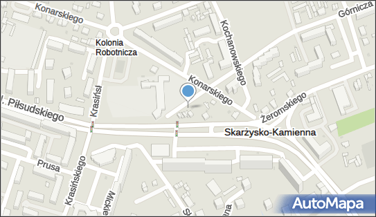 Paczkomat InPost SKK05BAPP, Asnyka 12, Skarżysko-Kamienna 26-110