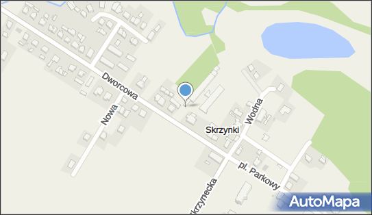 Paczkomat InPost SKRZ01M, Dworcowa 8A, Skrzynki 62-060