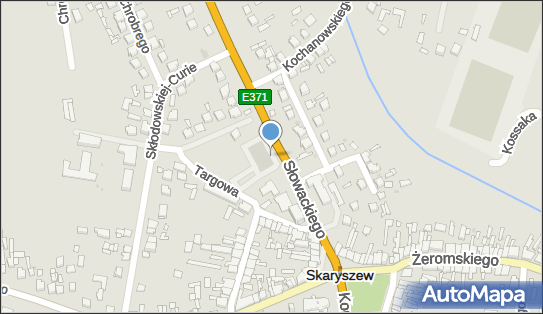Paczkomat InPost SKY01G, Słowackiego 7, Skaryszew 26-640