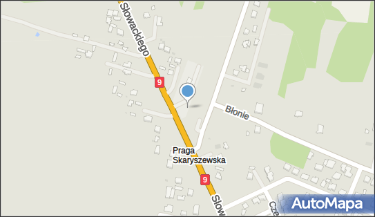 Paczkomat InPost SKY02G, Słowackiego 54, Skaryszew 26-640