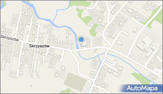 Paczkomat InPost SKZ01M, Skrzyszów 337A, Skrzyszów 33-156