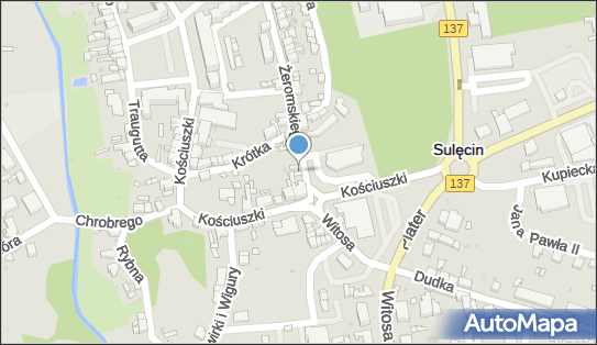 Paczkomat InPost SLN01M, Żeromskiego 1, Sulęcin 69-200