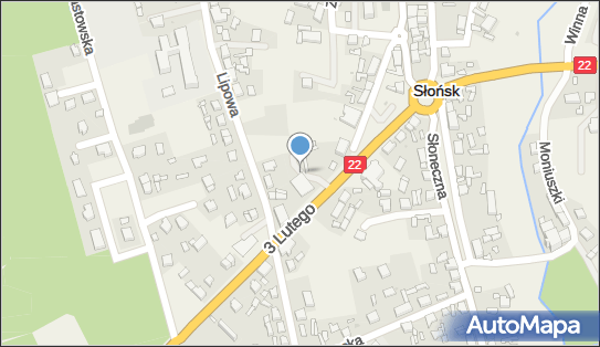 Paczkomat InPost SLO01M, 3 lutego 72, Słońsk 66-436