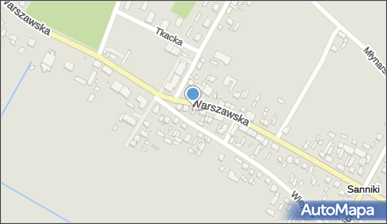 Paczkomat InPost SNK01N, Warszawska 154, Sanniki 09-540