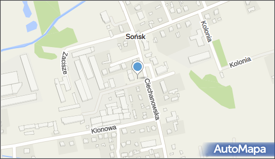 Paczkomat InPost SNS01N, Ciechanowska 30, Sońsk 06-430