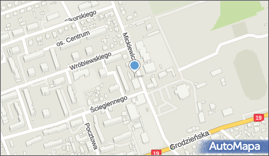 Paczkomat InPost SOK01APP, ks. Piotra Ściegiennego 39A, Sokółka 16-100