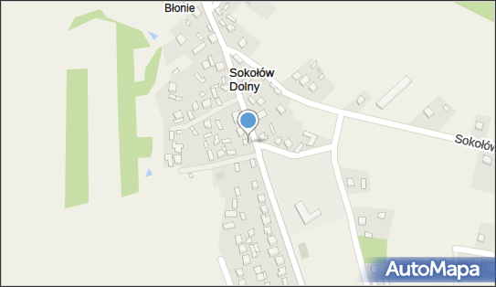 Paczkomat InPost SOKD01BAPP, Sokołów Dolny 83a, Sokołów Dolny 28-305