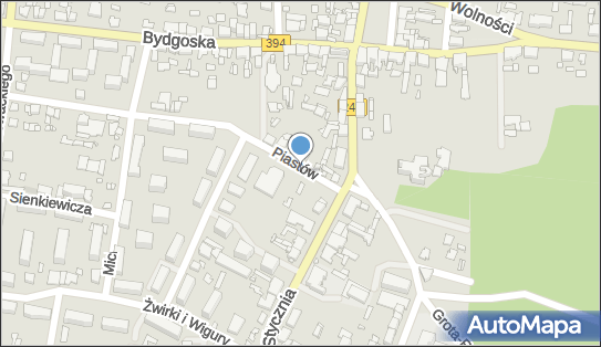 Paczkomat InPost SOL01BAPP, Piastów 1B, Solec Kujawski 86-050