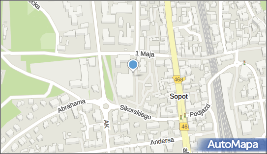 Paczkomat InPost SOP07M, Sikorskiego 8, Sopot 81-827